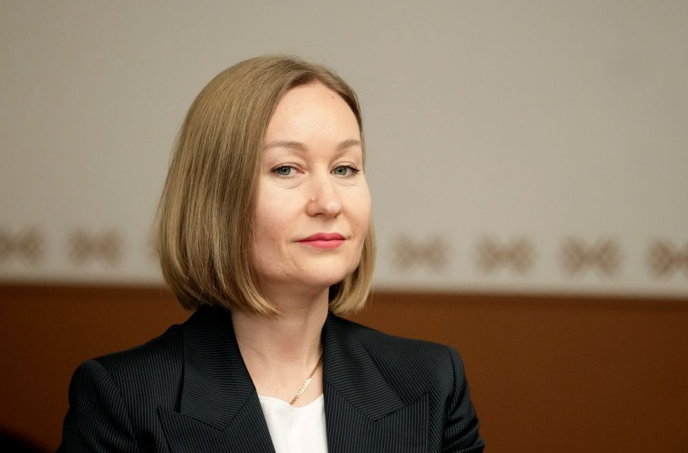 Būvniecības valsts kontroles biroja direktore Svetlana Mjakuškina.
