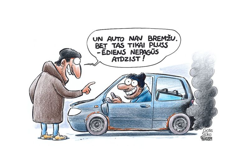 Zīmē Gatis Šļūka. Ēdiens nepagūs atdzist!