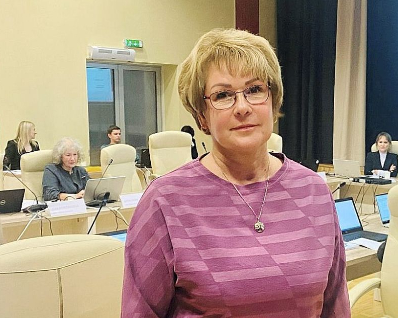 Talsu novada domes priekšsēdētāja Eva Kārkliņa.