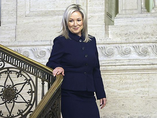 Ziemeļīrijas jaunā valdības vadītāja Mišela O’Nīla prognozējusi, ka tuvāko desmit gadu laikā varētu notikt referendums par reģiona pievienošanos Īrijai.