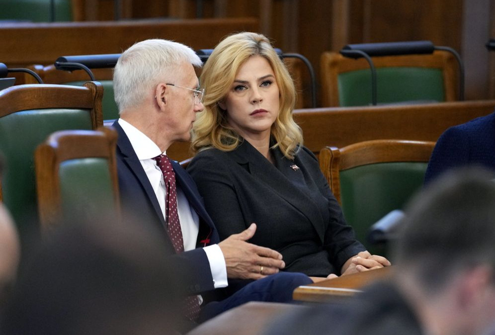 Krišjānis Kariņš un Evika Siliņa.