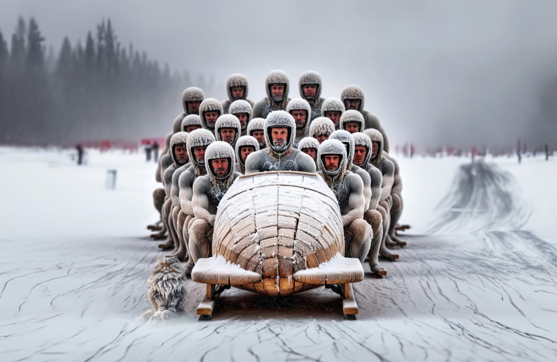 Liepājas teātrī sestdien, 17. februārī, pirmizrādi piedzīvos Regnāra Vaivara dokumentāls varoņeposs par latviešu bobslejistiem.