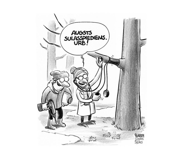 Zīmē Gatis Šļūka. Augsts sulasspiediens. Urb!