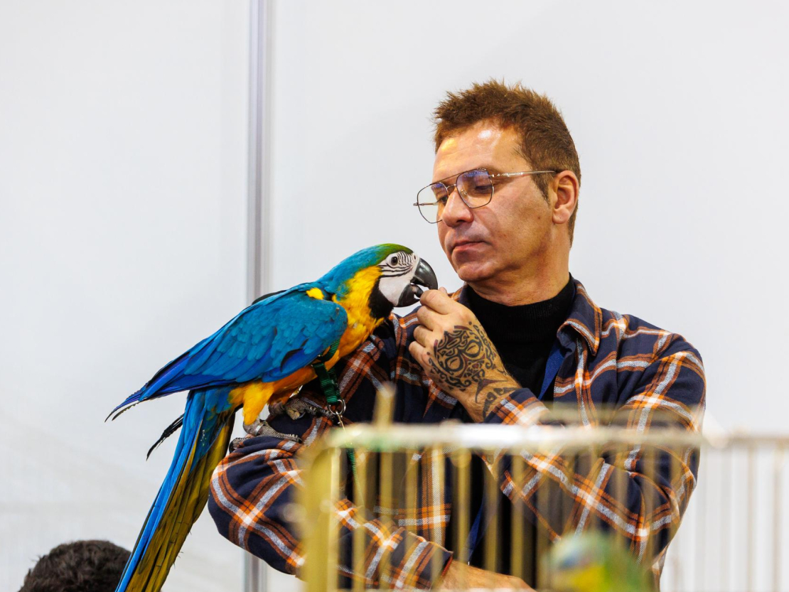 Izstādē "Pet Expo".