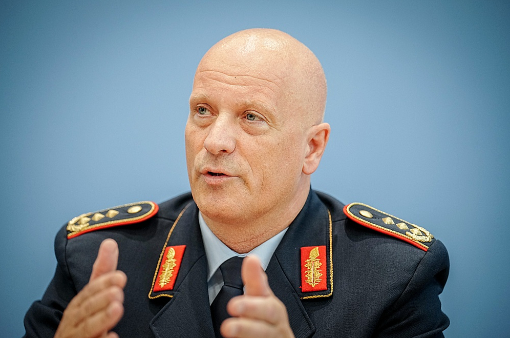 Vācijas Gaisa spēku komandieris ģenerālleitnants Ingo Gerharcs.