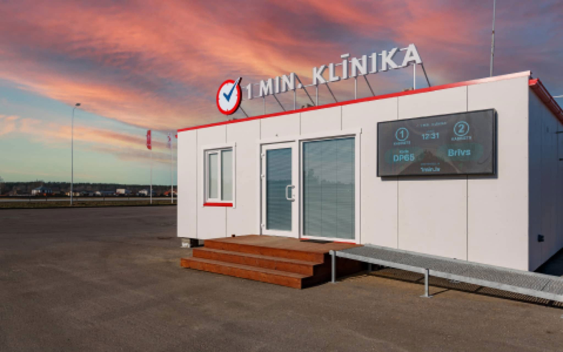 "1 minūtes klīnika" Ādažos.
