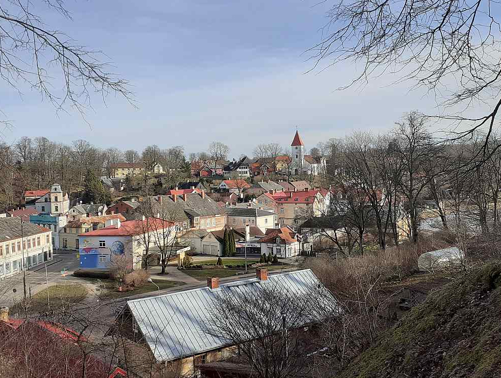 Skats uz Talsiem no Ķeizarkalna.