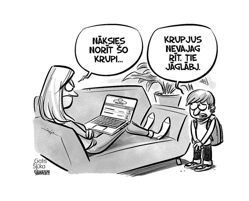 Zīmē Gatis Šļūka. Krupji ir jāglābj!