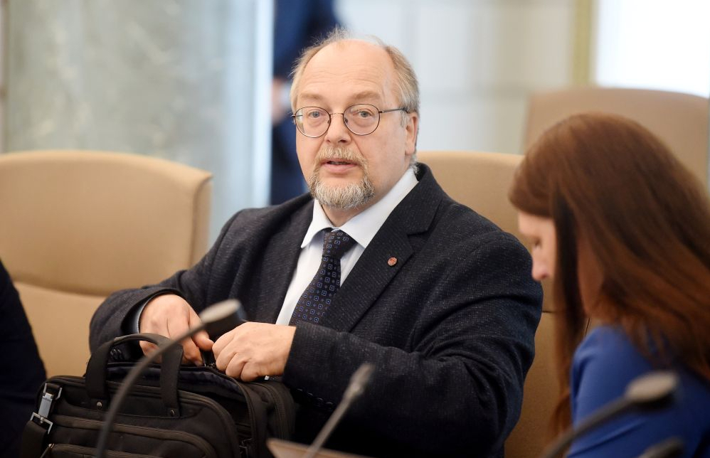 Latvijas Brīvo arodbiedrību savienības priekšsēdētājs Egils Baldzēns.