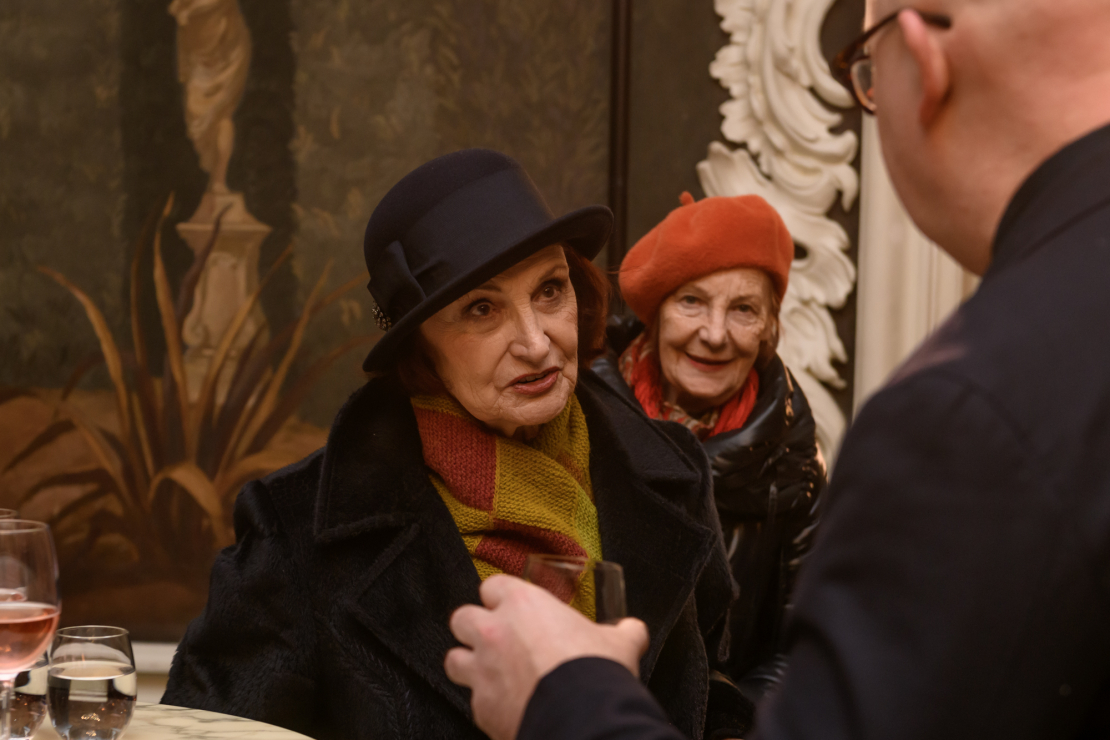 Dāvja Sīmaņa filmas "Marijas klusums" pirmizrāde. Olga Dreģe.
