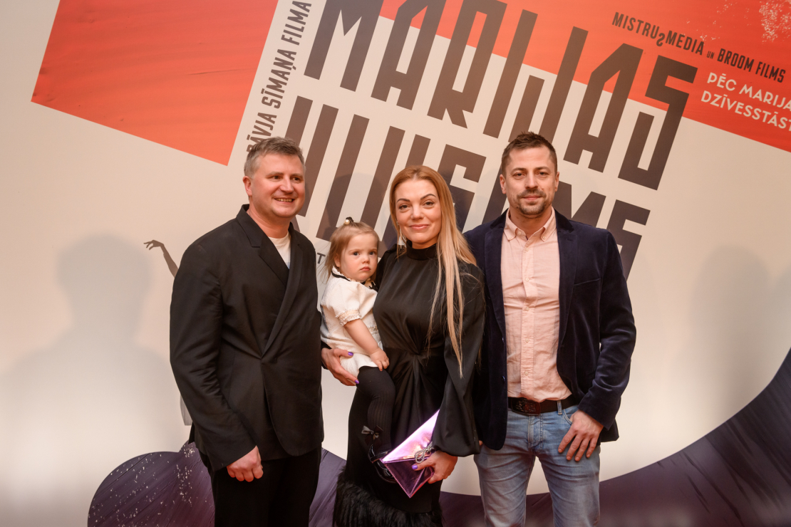 Dāvja Sīmaņa filmas "Marijas klusums" pirmizrāde.