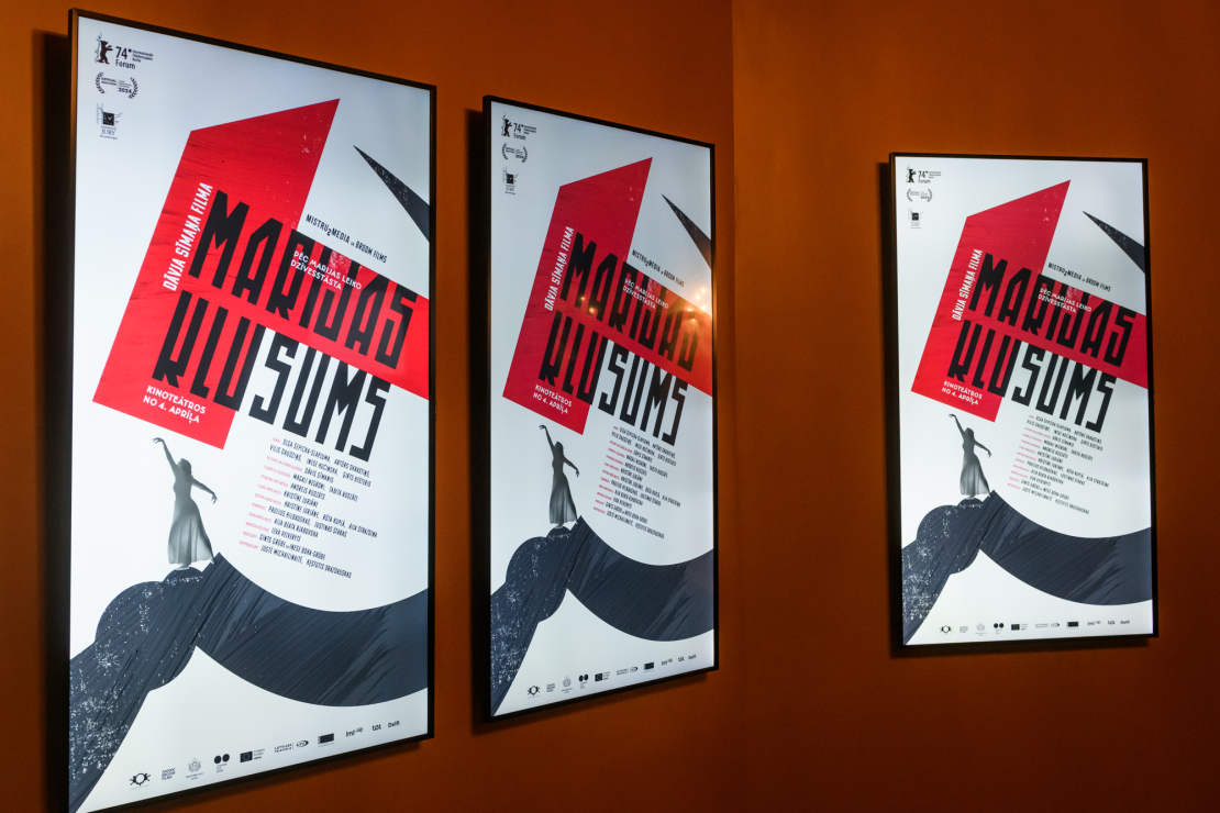 Dāvja Sīmaņa filmas "Marijas klusums" pirmizrāde.