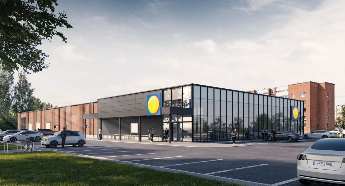"Lidl" veikals.