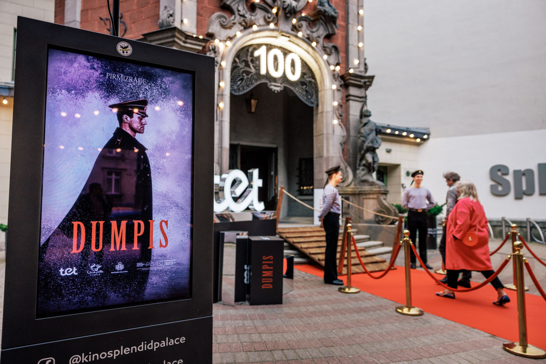 Daudzsēriju mākslas filmas “Dumpis” pirmizrāde kino "Splendid Palace".