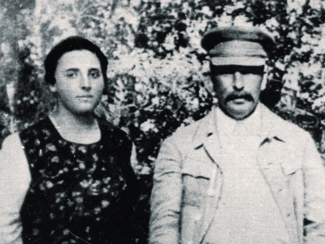 Nadežda un Josifs Staļins 20. gadu otrajā pusē.