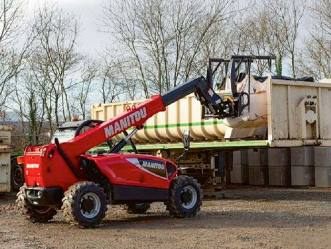 "Manitou" jaunais kompaktais teleskopiskais iekrāvējs 'MTA 519'.