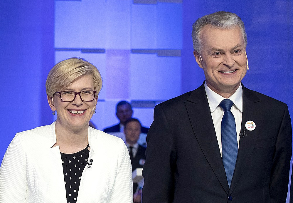 Iepriekšējās Lietuvas prezidenta vēlēšanās 2019. gadā Ingrīda Šimonīte un Gitans Nausēda sacentās otrajā kārtā.