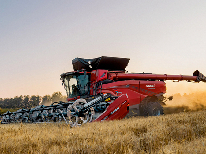 'Case IH Axial-Flow' kombains.