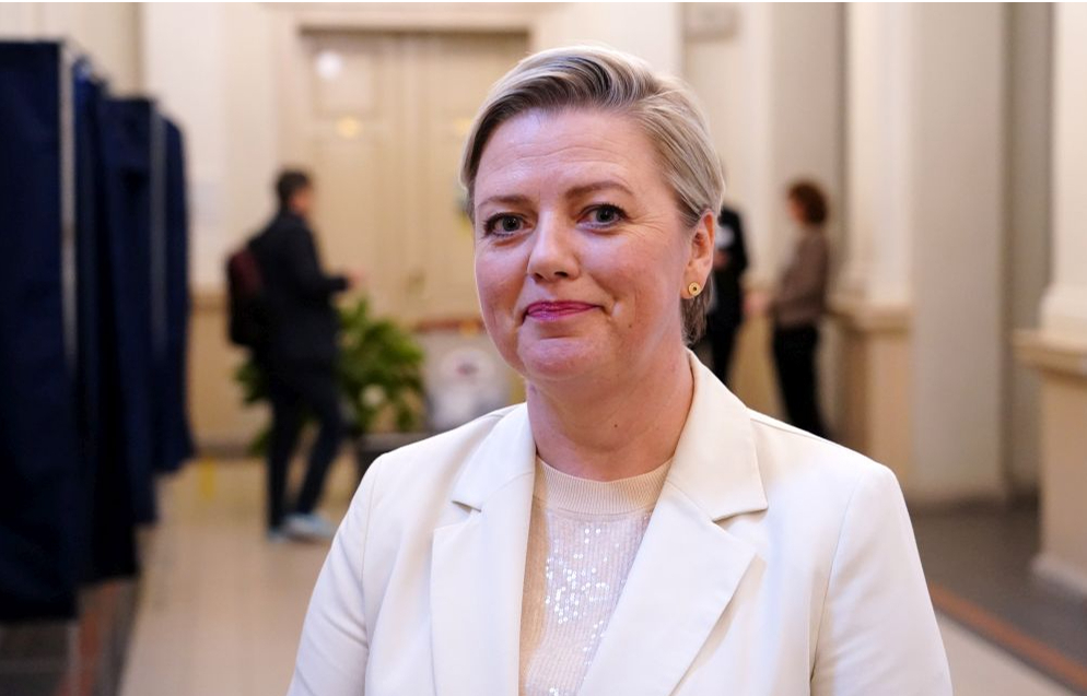 Centrālās vēlēšanu komisijas priekšsēdētāja Kristīne Saulīte.