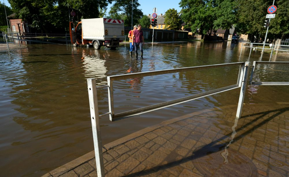 Jelgava pēc 29. jūlija vētras.