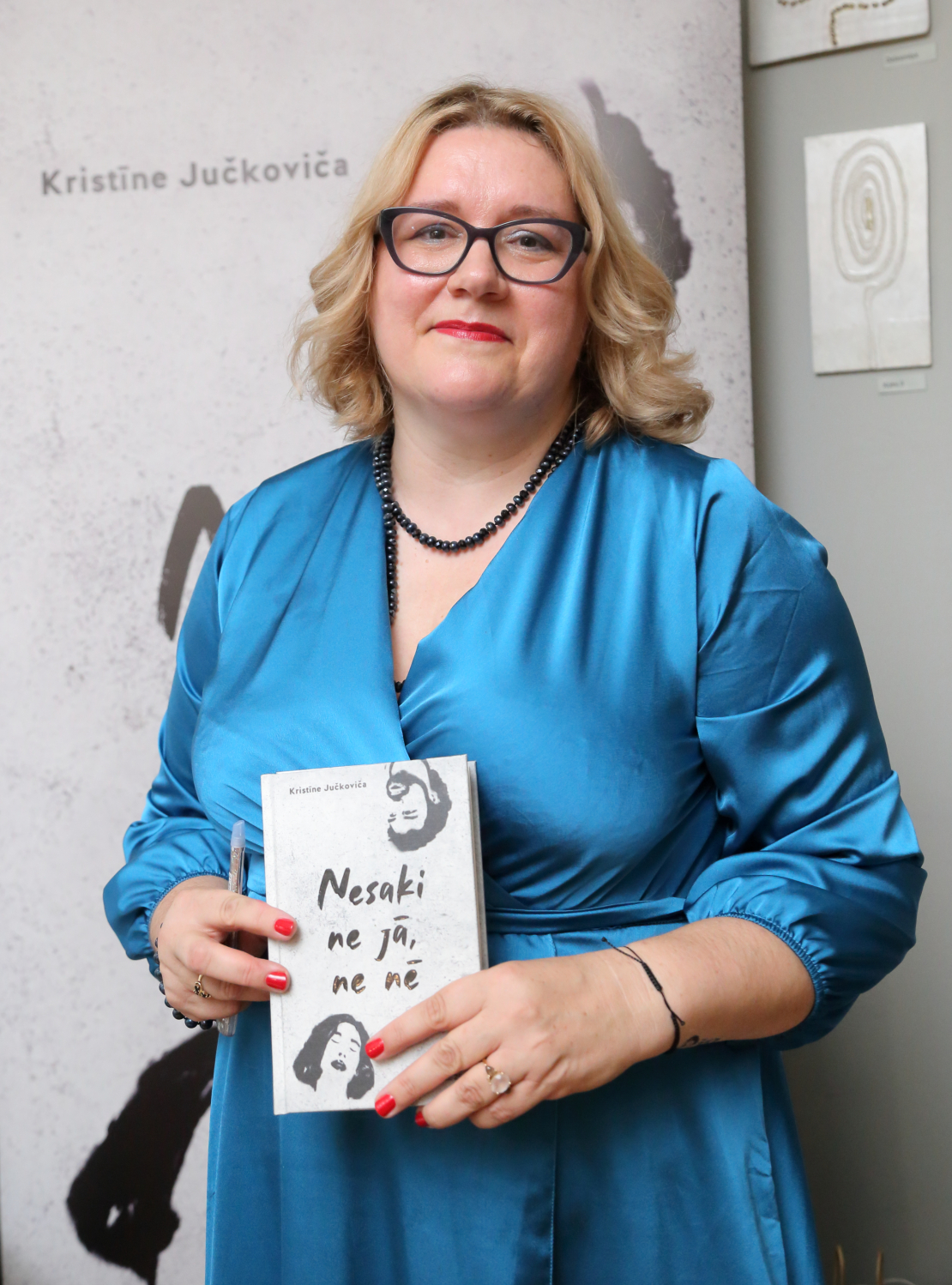 Kristīnes Jučkovičas romāna "Nesaki ne jā, ne nē" atvēršana.