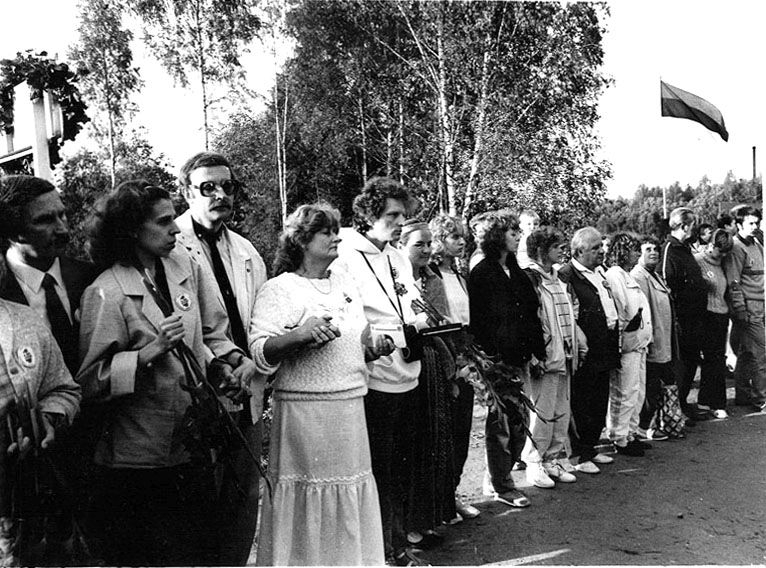 “Baltijas ceļš” 1989. gadā.