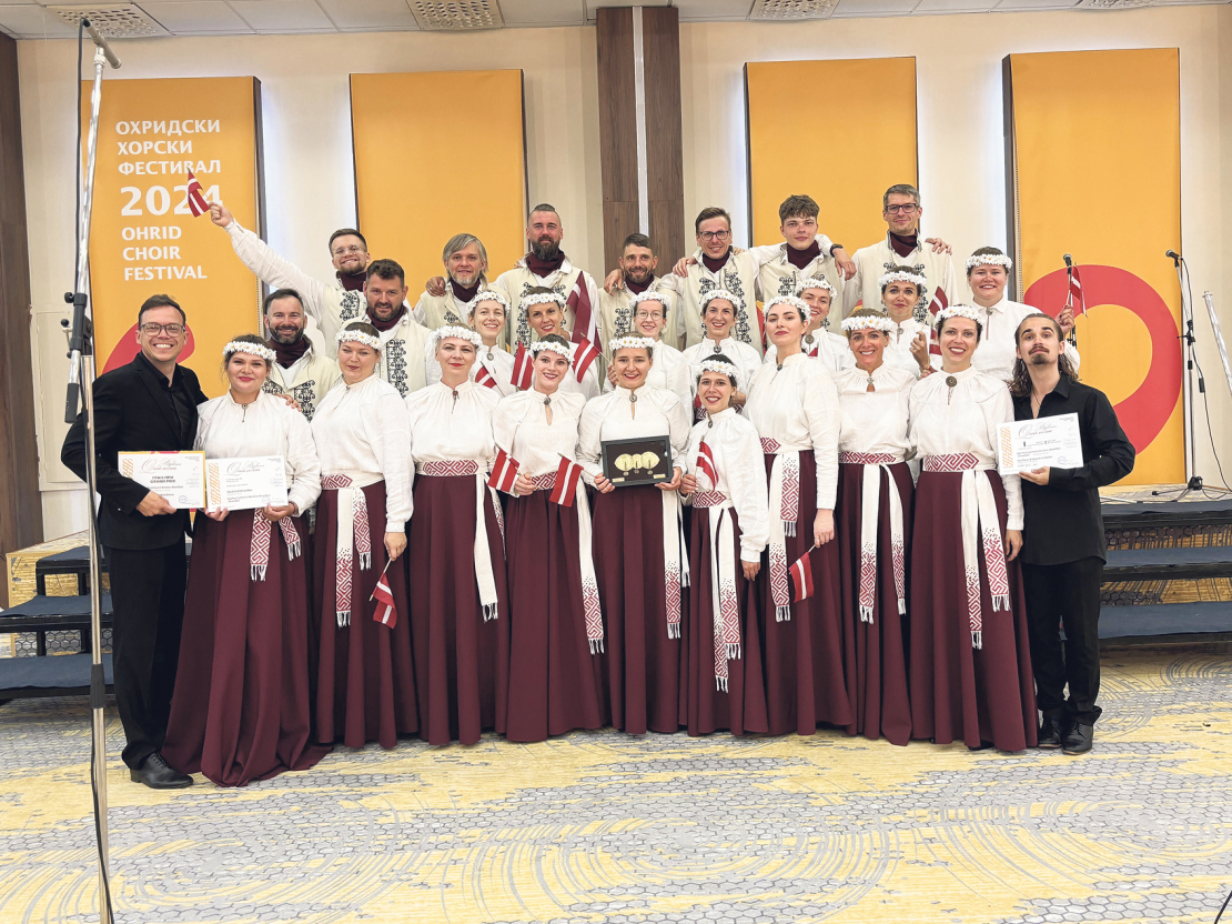 Jauktais koris "Anima Mea" konkursā Ohridas koru festivālā (Ziemeļmaķedonijā) izcīnīja "Grand Prix".