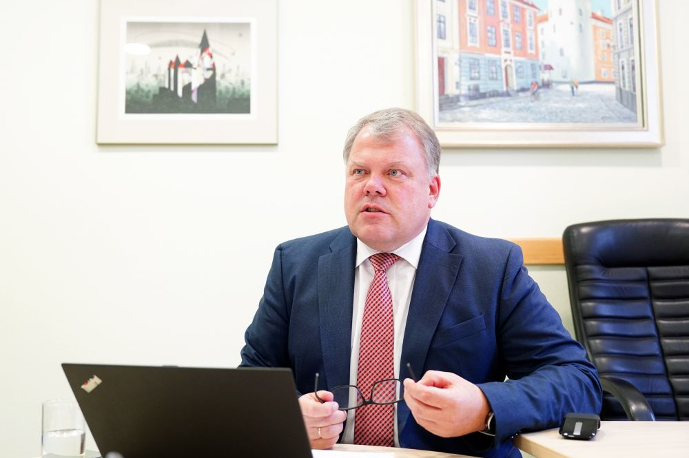 Latvijas Pašvaldību savienības priekšsēdētājs Gints Kaminskis.