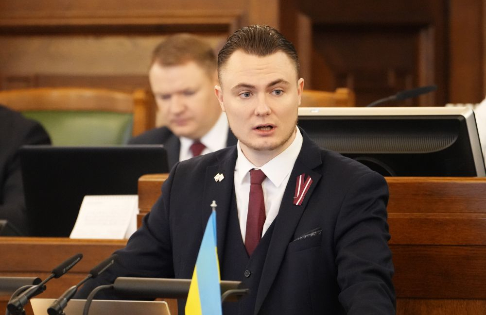 Nacionālās apvienības deputāts Artūrs Butāns.