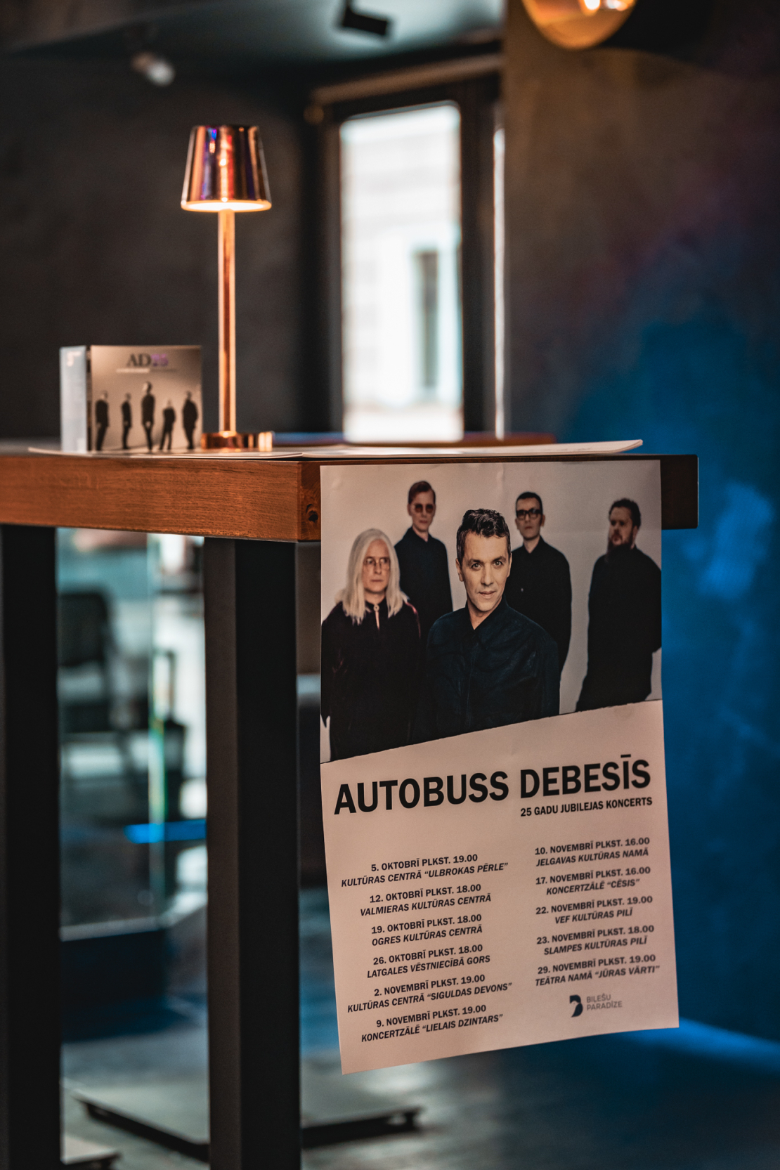 Grupa "Autobuss debesīs" prezentē jauno CD.