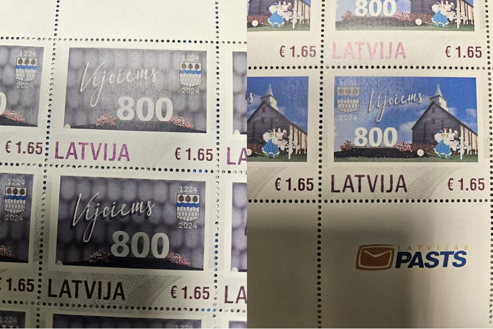 Par godu Vijciema jubilejai ir tapušas īpašas pastmarkas. Ideja radusies Galviņu ģimenei ar domu radīt unikālu dāvanu svētkos, izveidojot personalizētu pastmarku.