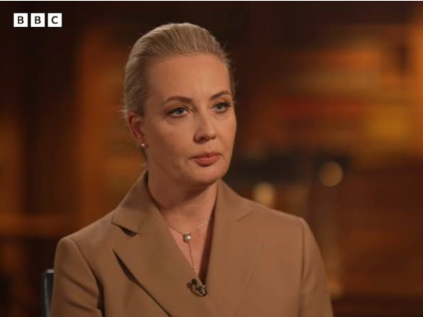 Jūlija Navaļnaja intervijā BBC.