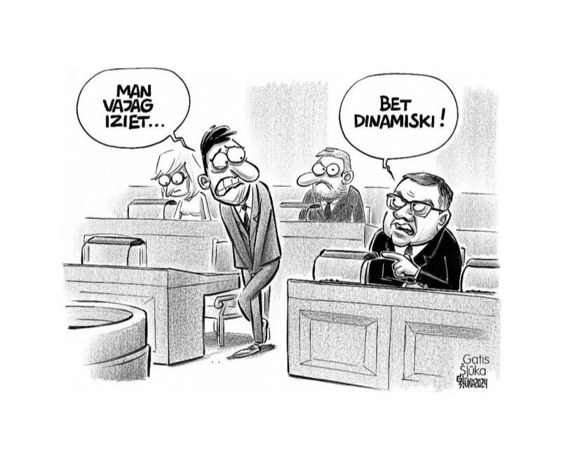 Zīmē Gatis Šļūka. Jābūt dinamiskākiem!