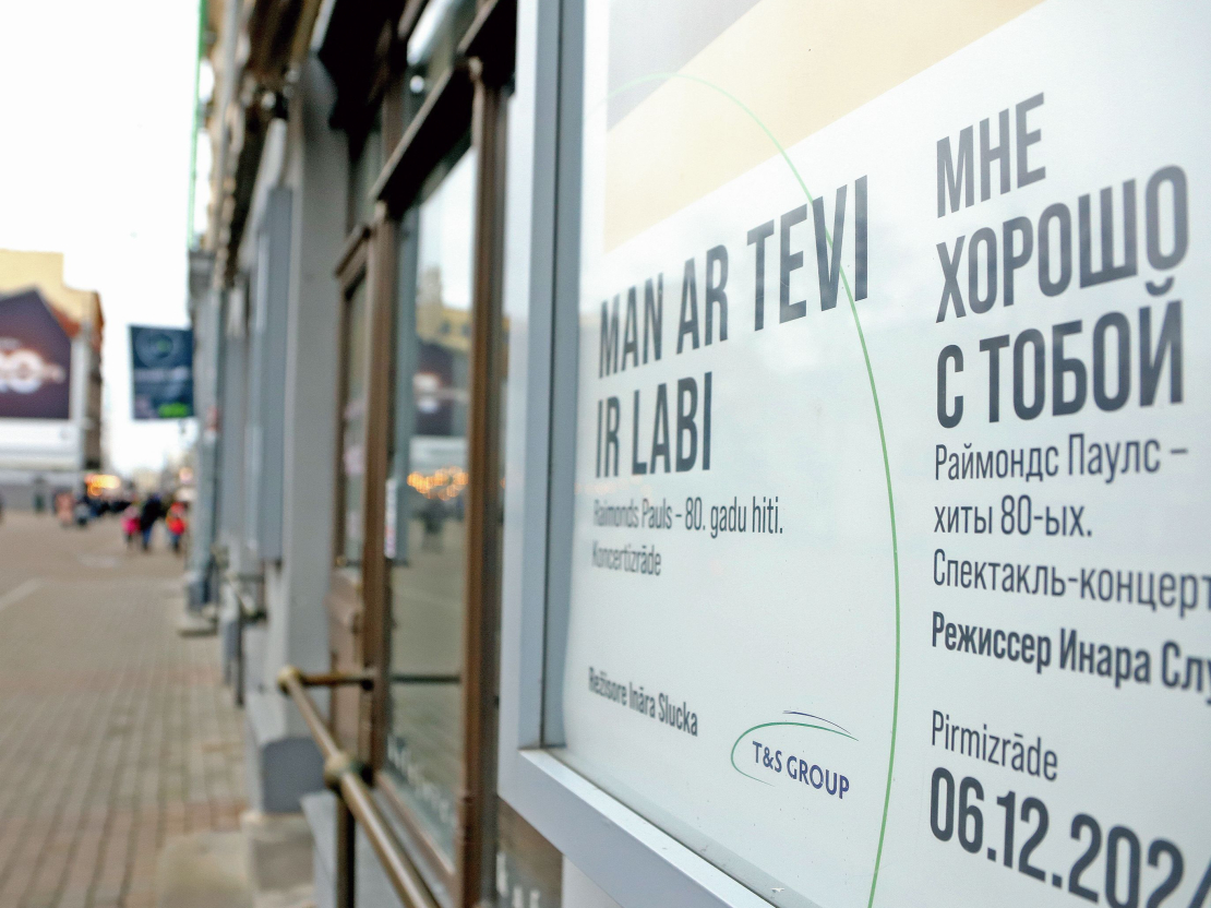 Karsts diskusiju virpulis šoruden sagriezās par ieceri atbrīvot Rīgas
pilsētvidi no krievu valodas, tostarp afišām krievu valodā.