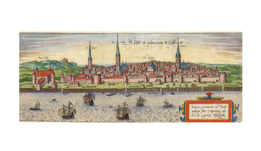 Rīga 16. gs. nogalē.