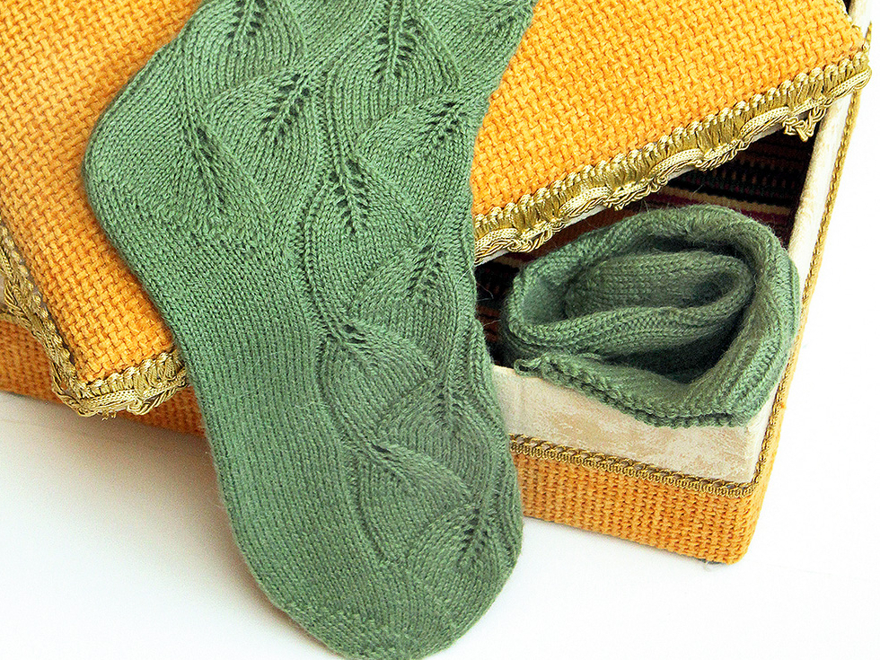 Piparmētru zeķes.