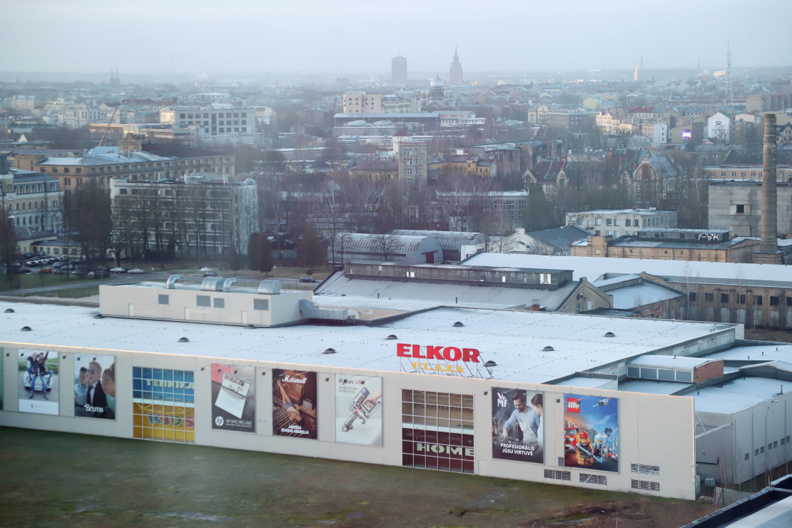 Skats un ELKOR teritoriju. Rīga, Gustava Zemgala Gatve 76, māja Valters,