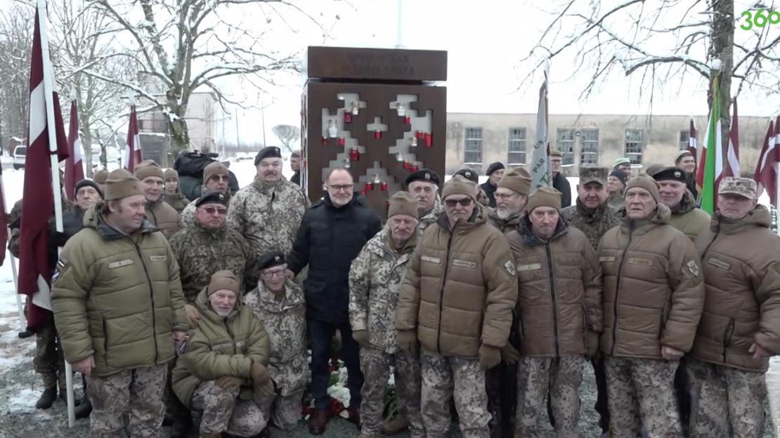 Kabilē atklāta piemiņas vieta nacionālajiem partizāniem.