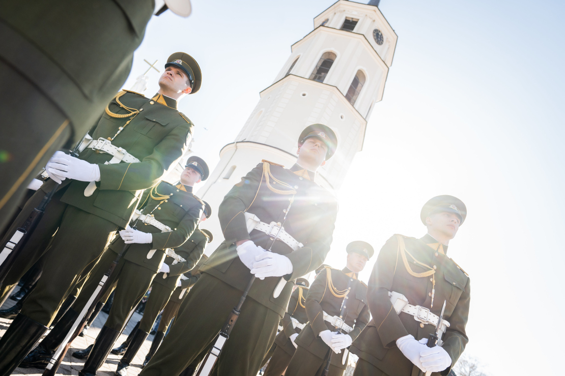Ceremonijā Viļņā atvadās no četriem bojāgājušajiem ASV karavīriem.
