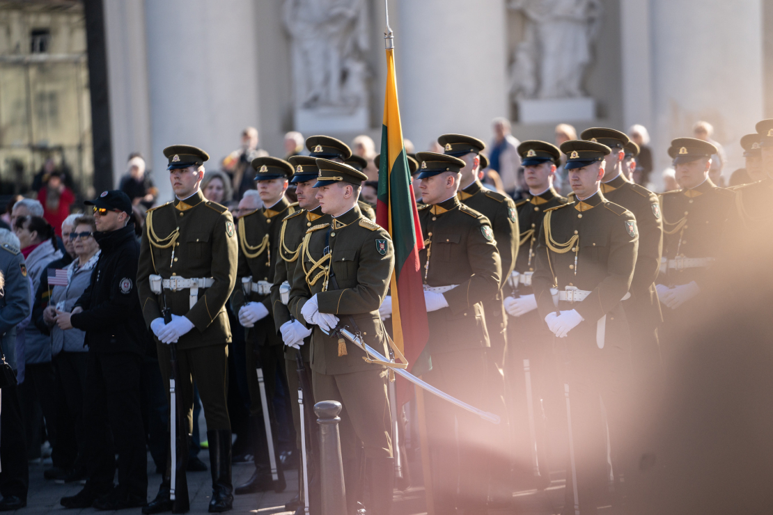 Ceremonijā Viļņā atvadās no četriem bojāgājušajiem ASV karavīriem.