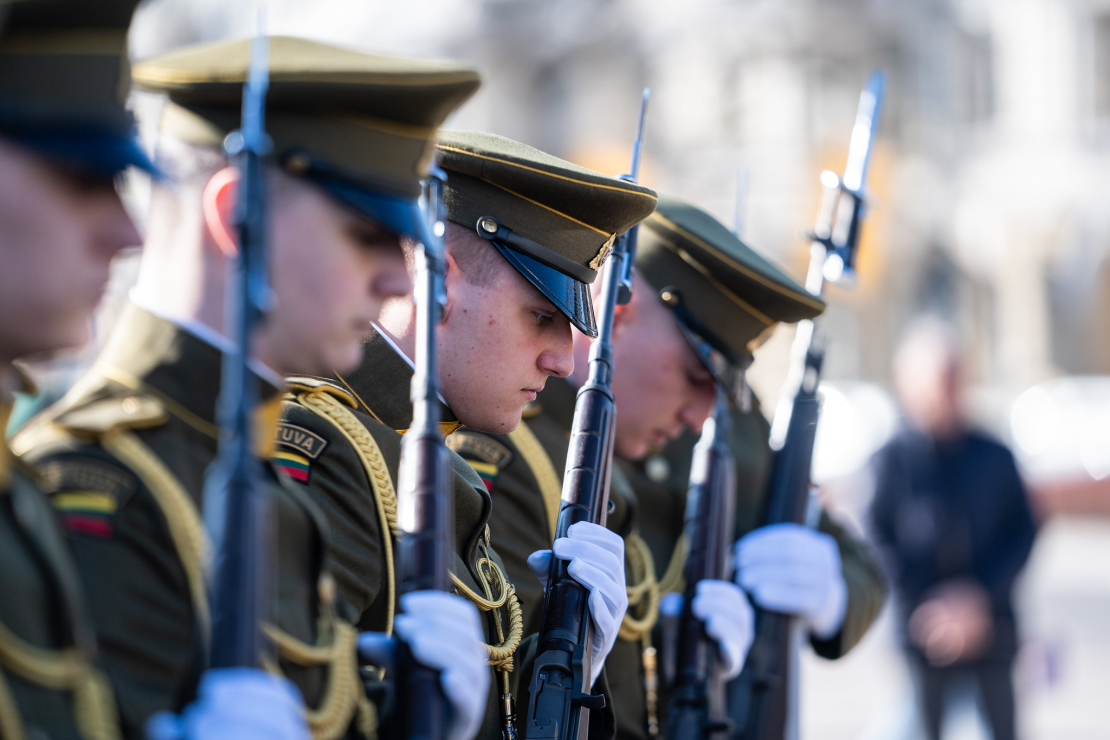 Ceremonijā Viļņā atvadās no četriem bojāgājušajiem ASV karavīriem.