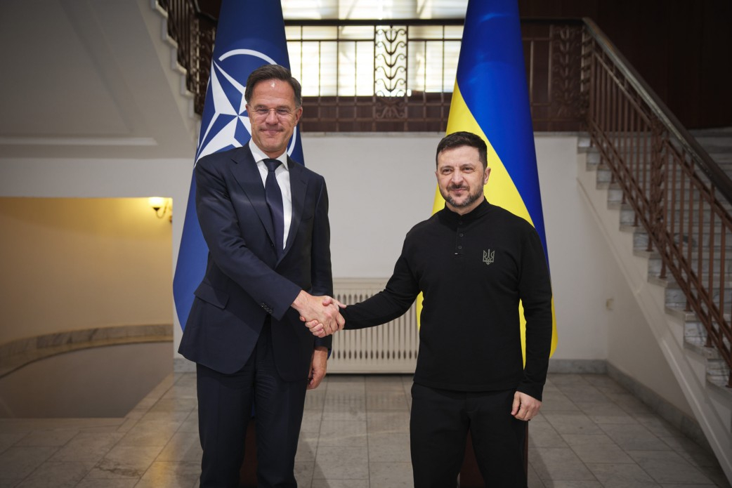 NATO ģenerālsekretārs Marks Rite Ukrainā.