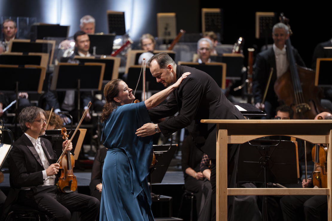 Bostonas simfoniskā orķestra viesošanās Rīgā. Andris Nelsons. Baiba Skride.