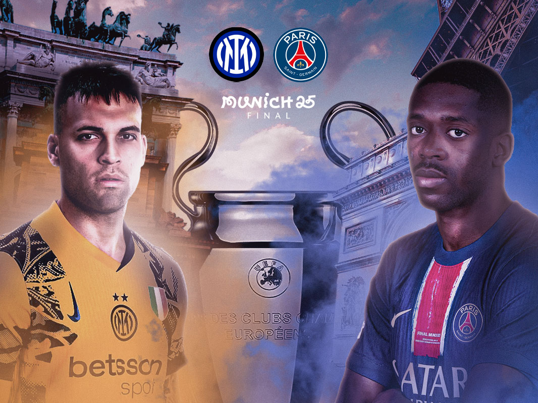 Futbola milži saduras: PSG pret Inter – spēle, kas izšķirs desmitgades prestižu.