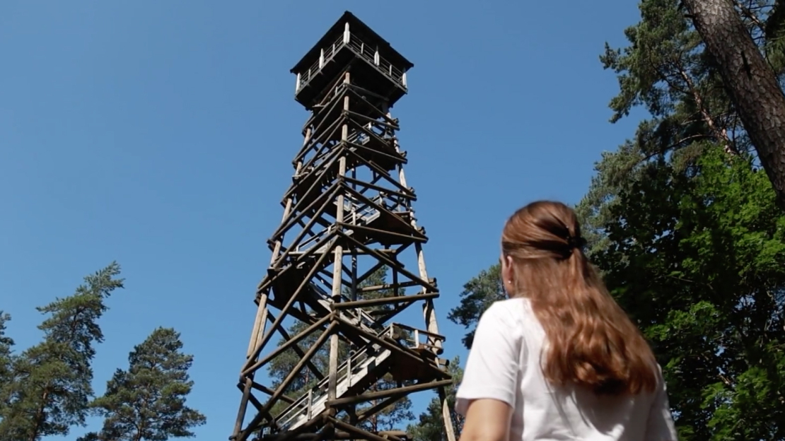 Krāslavas skatu tornis.