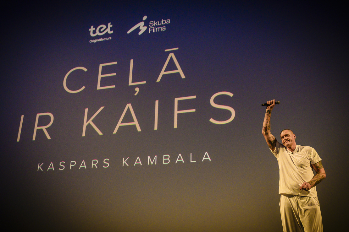 "Ceļā ir kaifs". Pirmizrāde