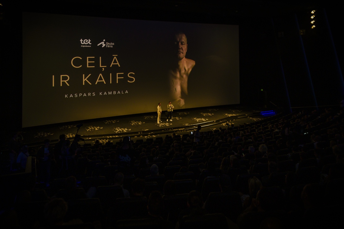"Ceļā ir kaifs". Pirmizrāde