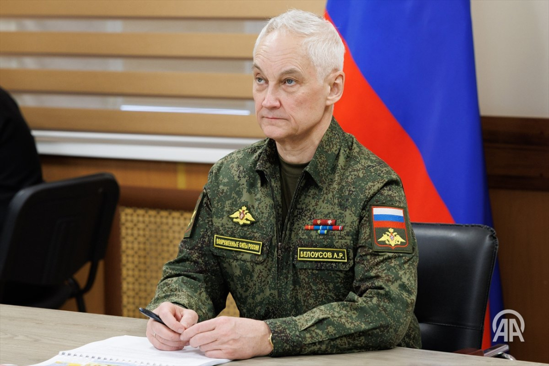Krievijas Aizsardzības ministrijas vadītājs Andrejs Belousovs.