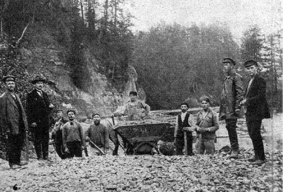 Braslas HES būvdarbu sākums 1925. gada rudenī.