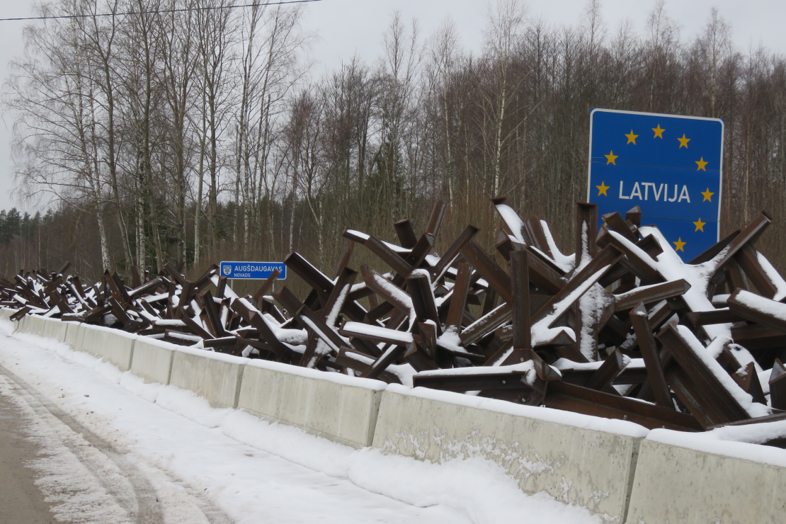 Latvijas Baltkrievijas robeža.